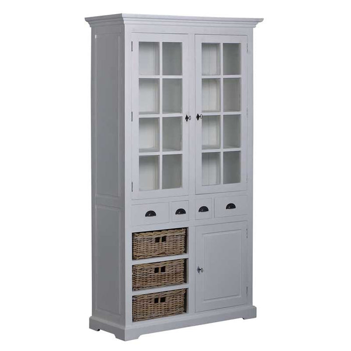 Vitrína s úložnými boxy Naples