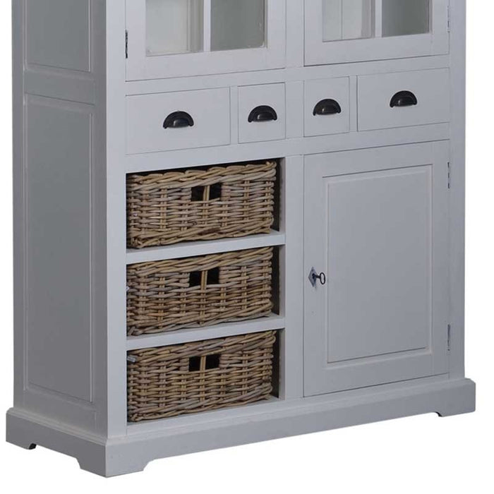 Vitrína s úložnými boxy Naples