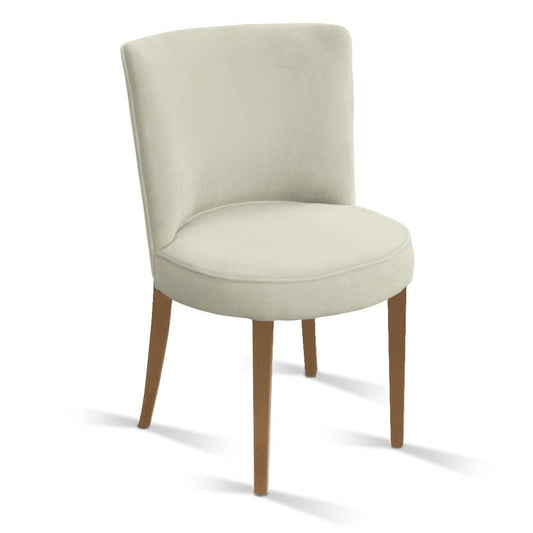 Upholstered dining chair SOHO teak - light