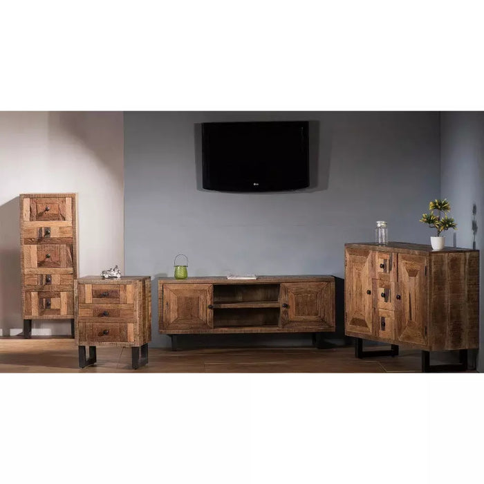 Parquet small chest of drawers