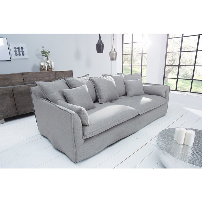 Three-seater sofa Helitos 215cm - Grey