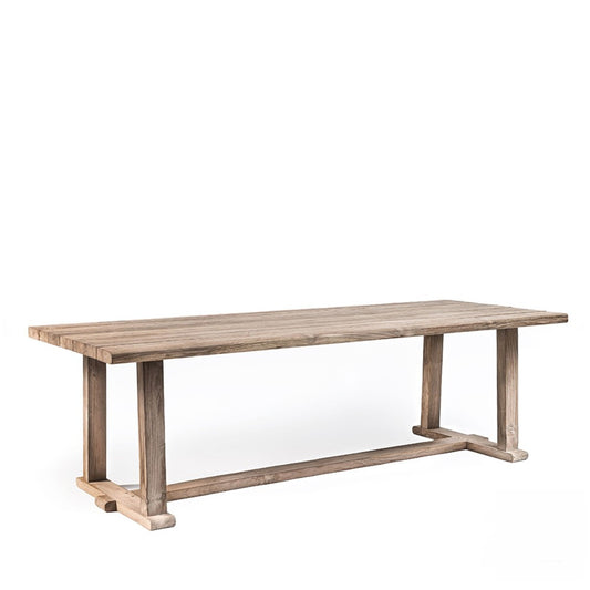 JOYA outdoor dining table made of natural regenerated teak