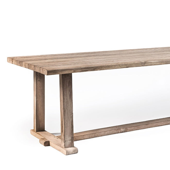 JOYA outdoor dining table made of natural regenerated teak