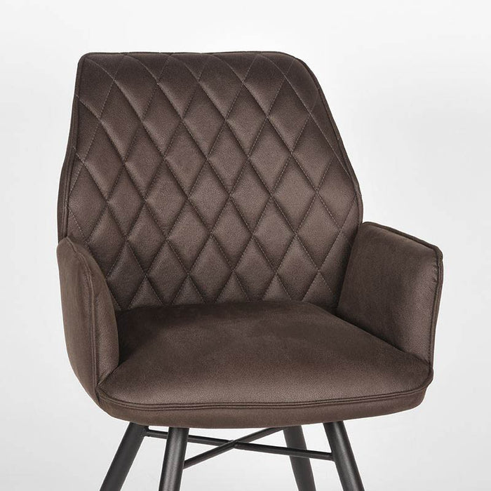 Design chair made of artificial leather Bink