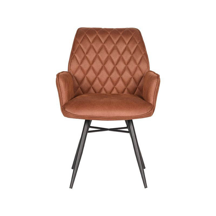 Design chair made of artificial leather Bink