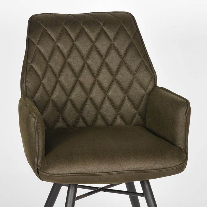 Design chair made of artificial leather Bink