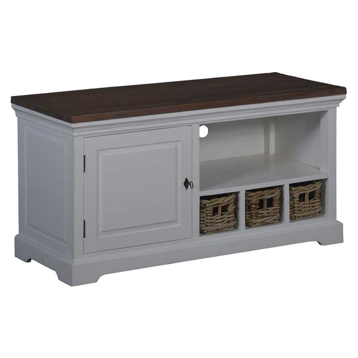 TV table with Naples storage boxes