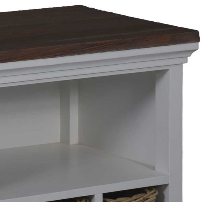 TV table with Naples storage boxes